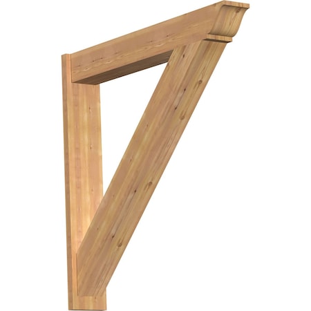 Ekena Millwork Traditional Traditional Smooth Outlooker, Western Red Cedar, 7 1/2"W x 48"D x 48"H OUT08X48X48TRA01SWR